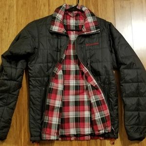 Columbia Mens Black Half Life Reversible Jacket